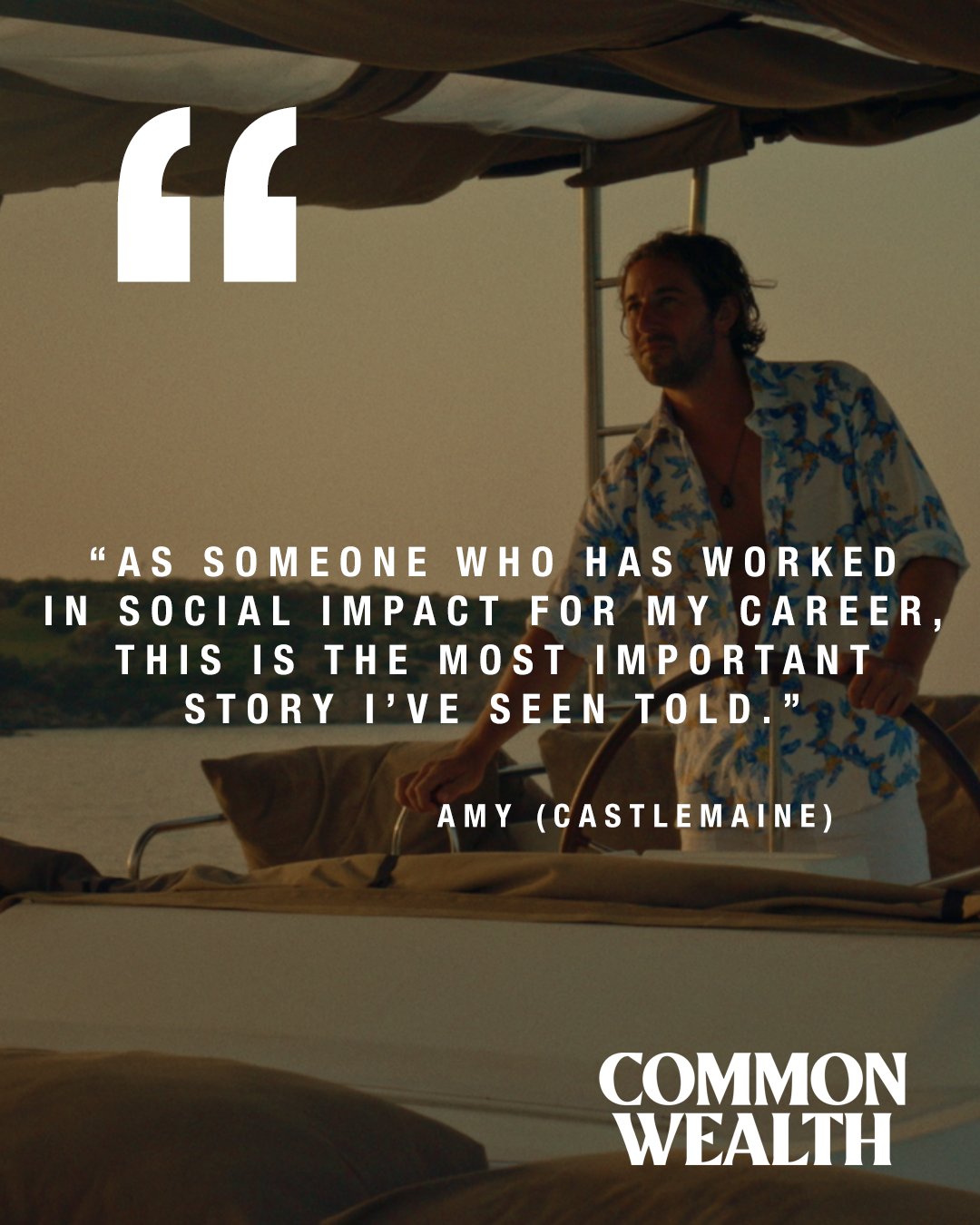 Audience review: “As someone who has worked in social impact for my career, this is the most important story I’ve seen told.” (Amy, Castlemaine)
